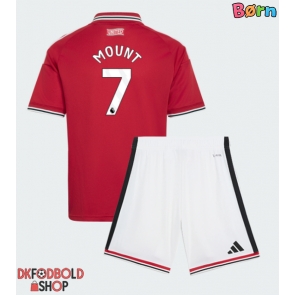 Manchester United Mason Mount #7 Hjemmebanesæt Børn 2026-27 Kort ærmer (+ korte bukser)